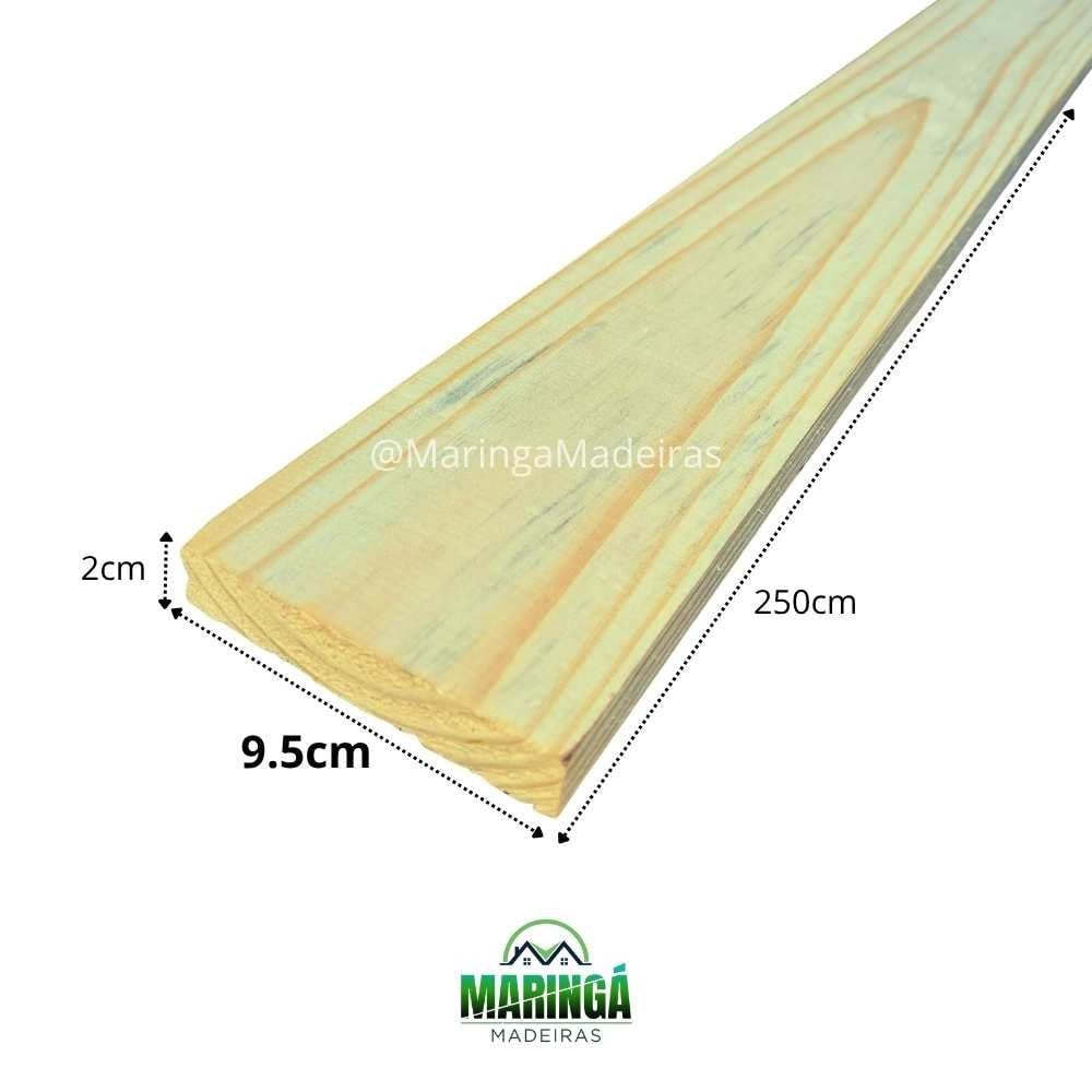 Tábua 2x9.5x250cm Pinus Natural
