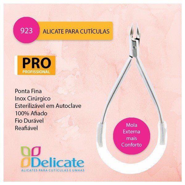 Alicate para cutículas REF 923 