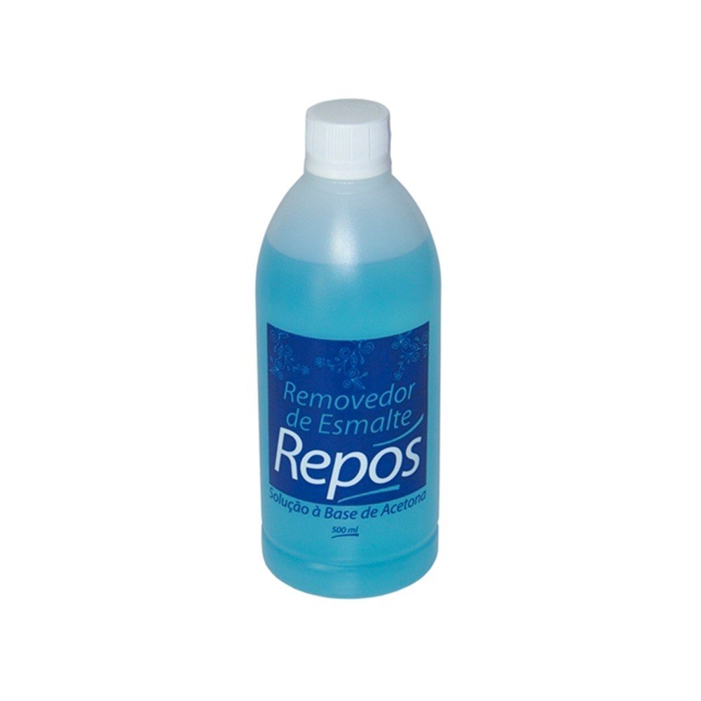 Removedor de Esmalte Repos 500ml com Acetona (Azul)