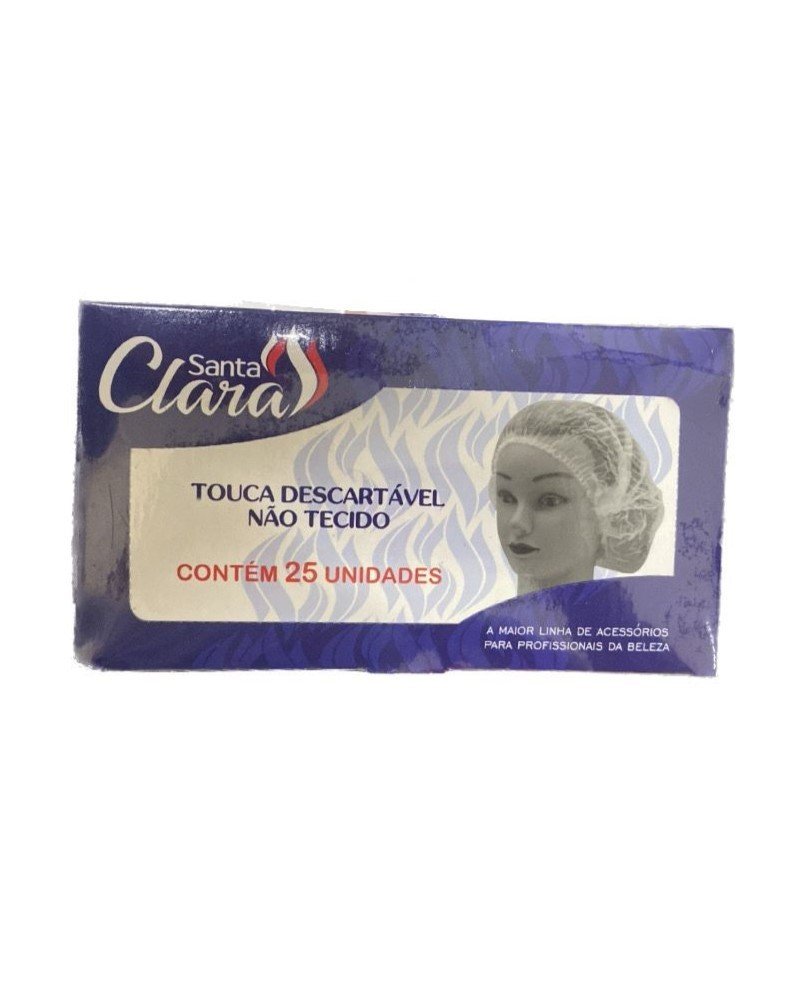 Touca branca 25un Santa Clara