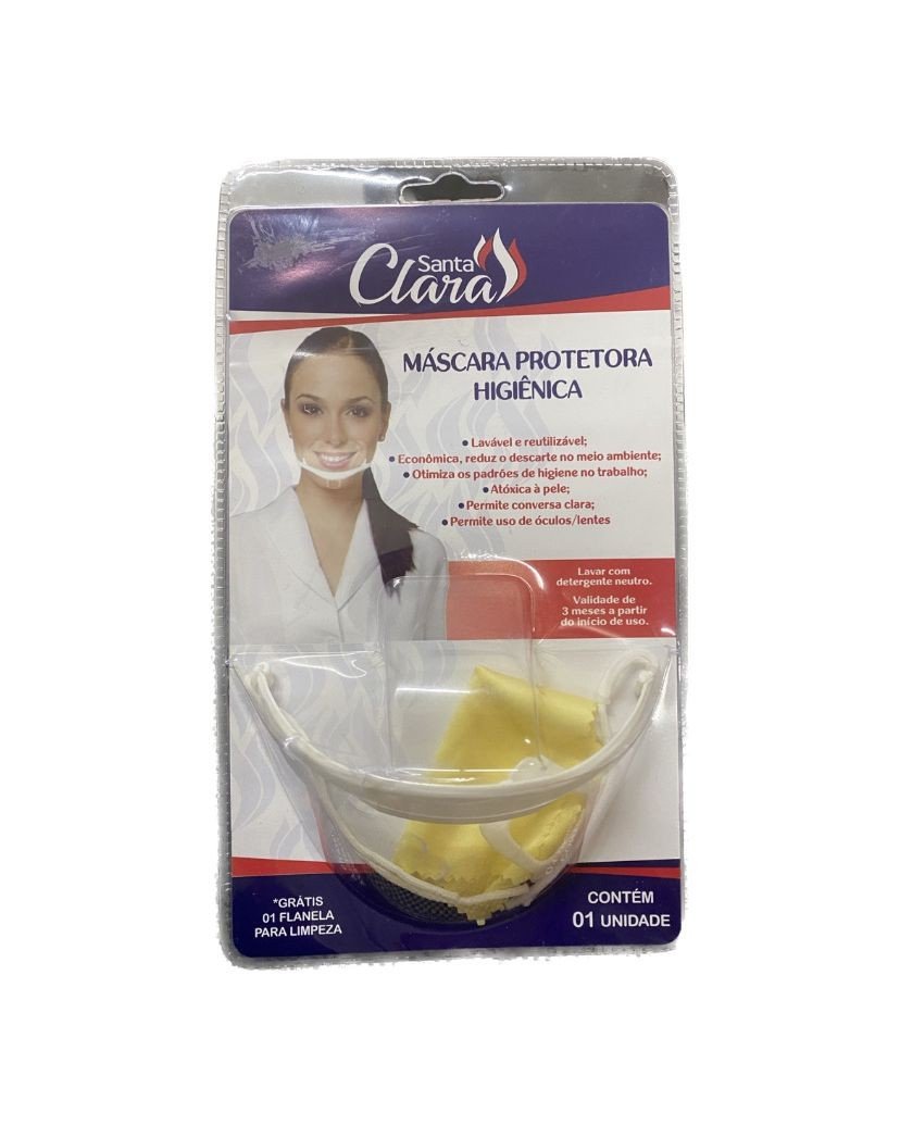 Máscara protetora higiênica
