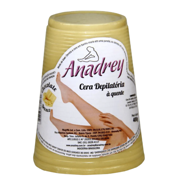 Cera de panela chocolate branco Anadrey