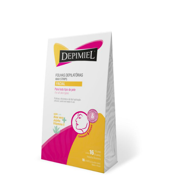 Folha depilatória facial 16un Depimiel