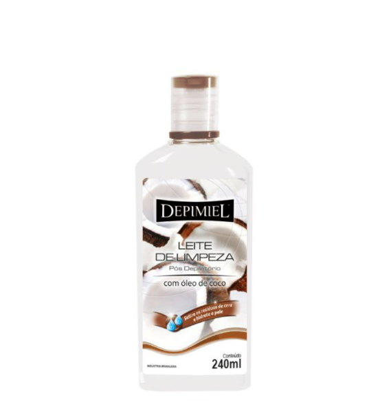 Leite de limpeza pós depilatório 240ml Depimiel