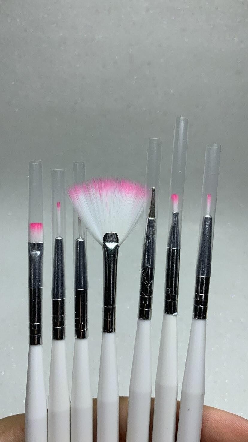 KIT 7 PINCEIS PARA DECORAÇÃO