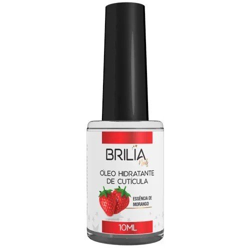 ÓLEO DE CUTÍCULAS MORANGO BRILIA 10ML