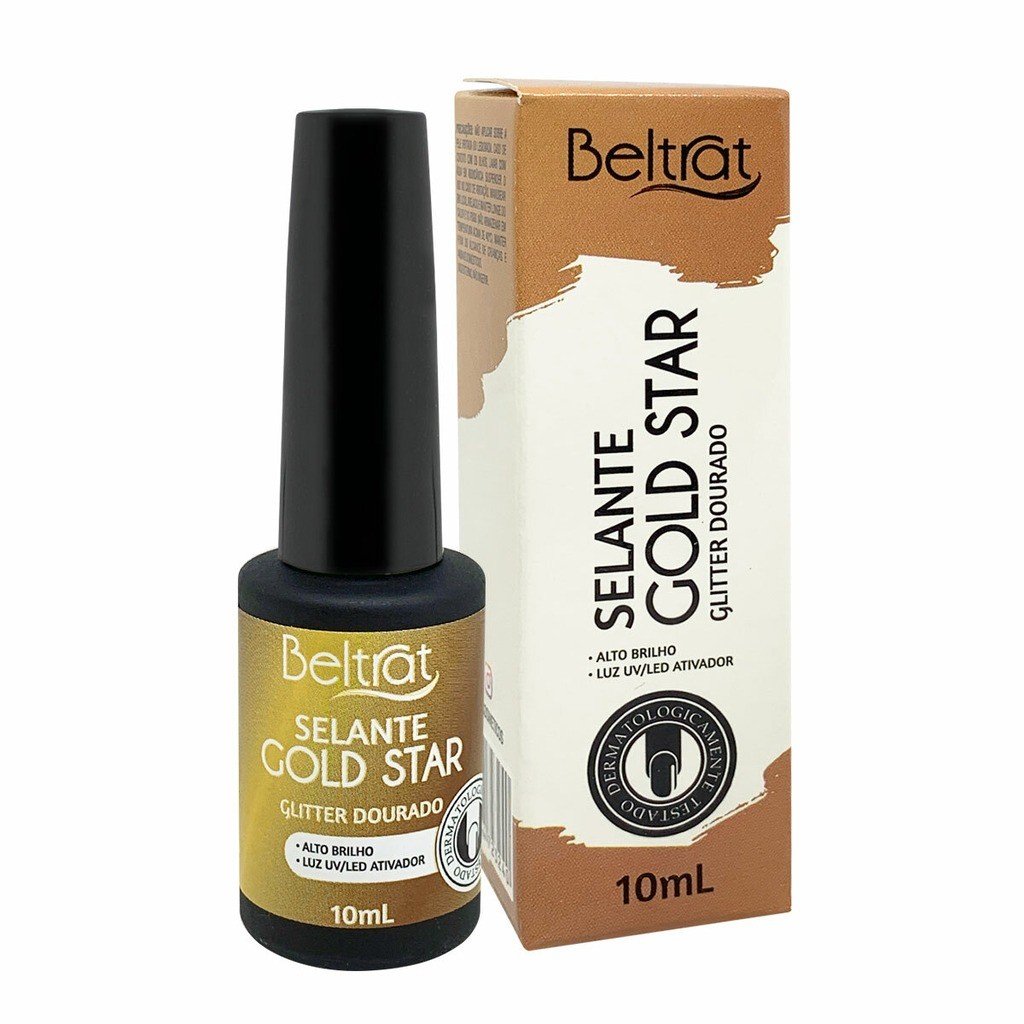 TOP COAT GOLD STAR 10ML