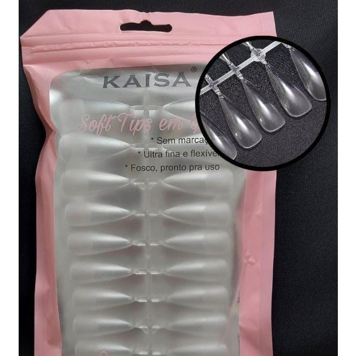 UNHAS SOFT GEL KAISA 240UN - STILETTO 