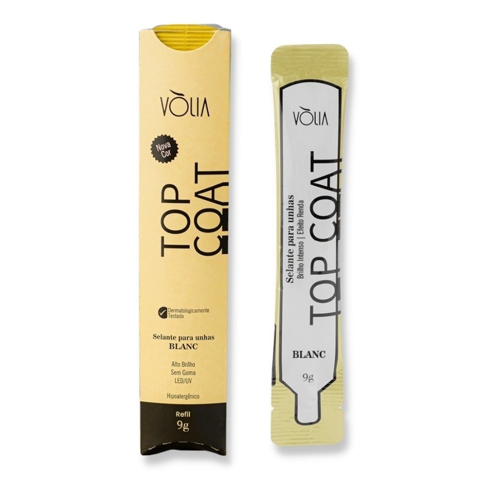 REFIL DE TOP COAT  BLANC VÓLIA 9G