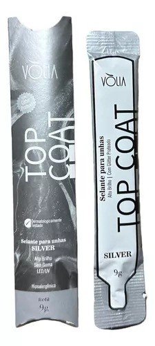 REFIL DE TOP COAT SILVER VÓLIA 9G 
