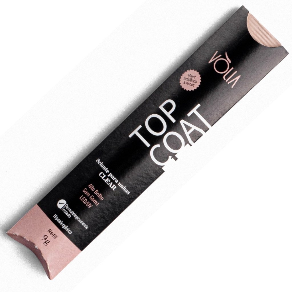 REFIL DE TOP COAT CLEAR VÓLIA 9G