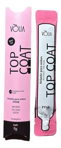 REFIL DE TOP COAT PINK VÓLIA 9G