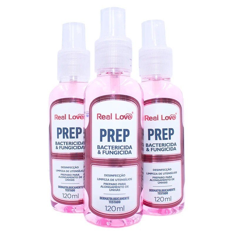 Prep Higienizador de Unhas para Manicures Profissionais de Unhas  de Gel  - Real Love