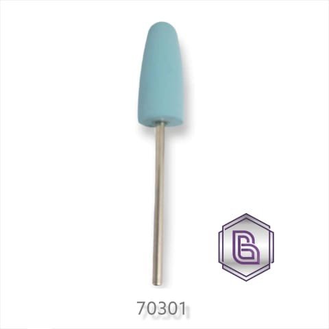 BROCA POLIDORA AZUL FORMATO OGIVA GRANDE GRANULOMETRIA FINA Nº70301