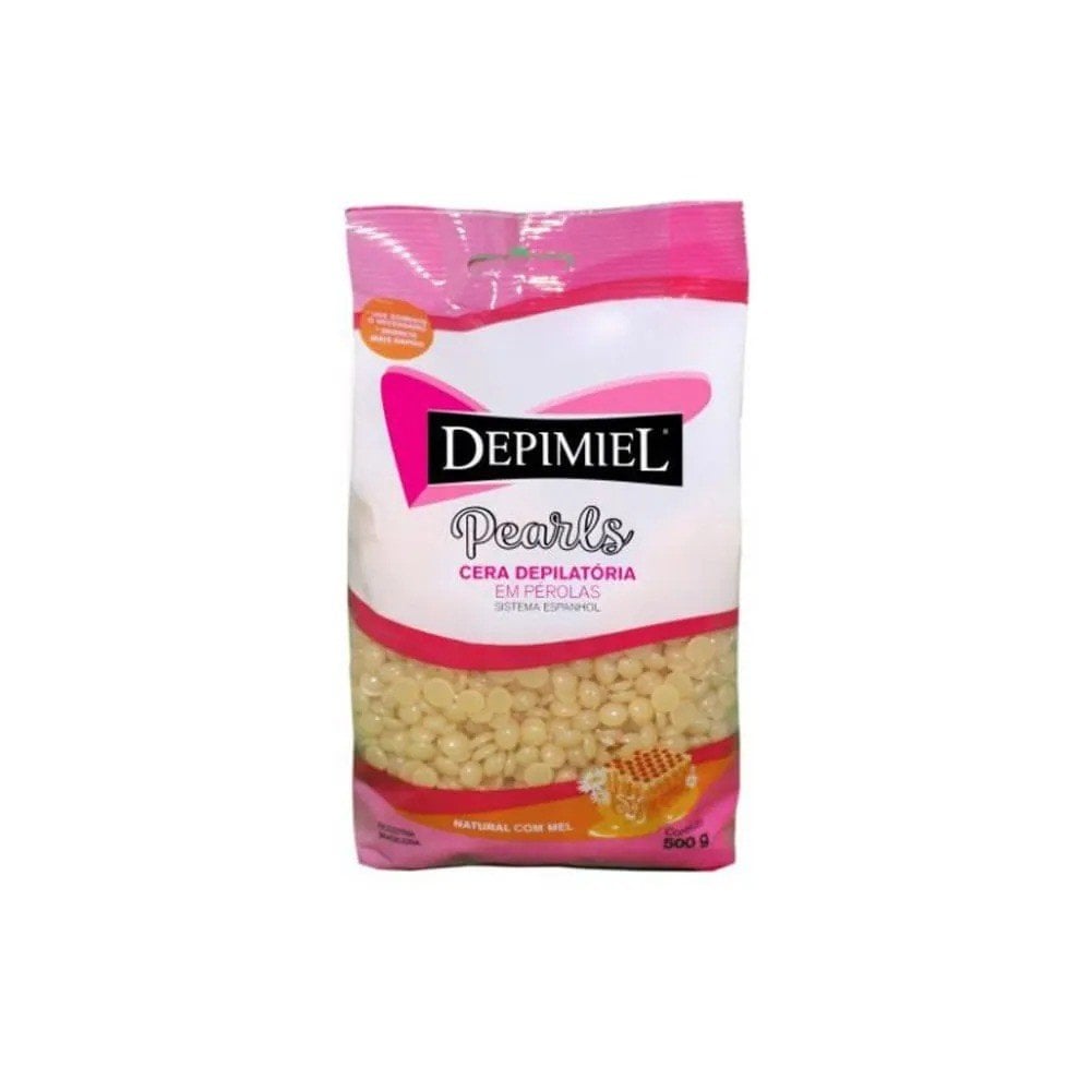 Depimiel Cera Depilatória em Pérolas Natural com Mel 200g