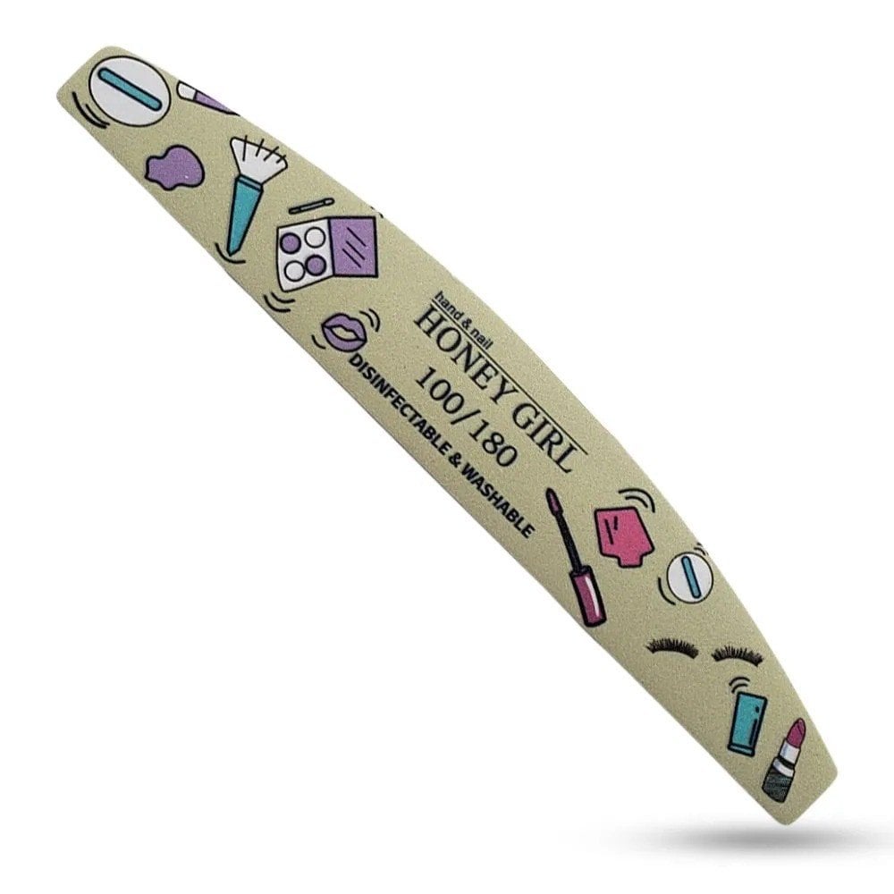 Lixa Bumerangue Lavável Honey Girl Estampada 100/180