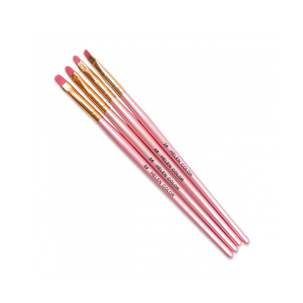 Kit 4 Pinceis Helen Color