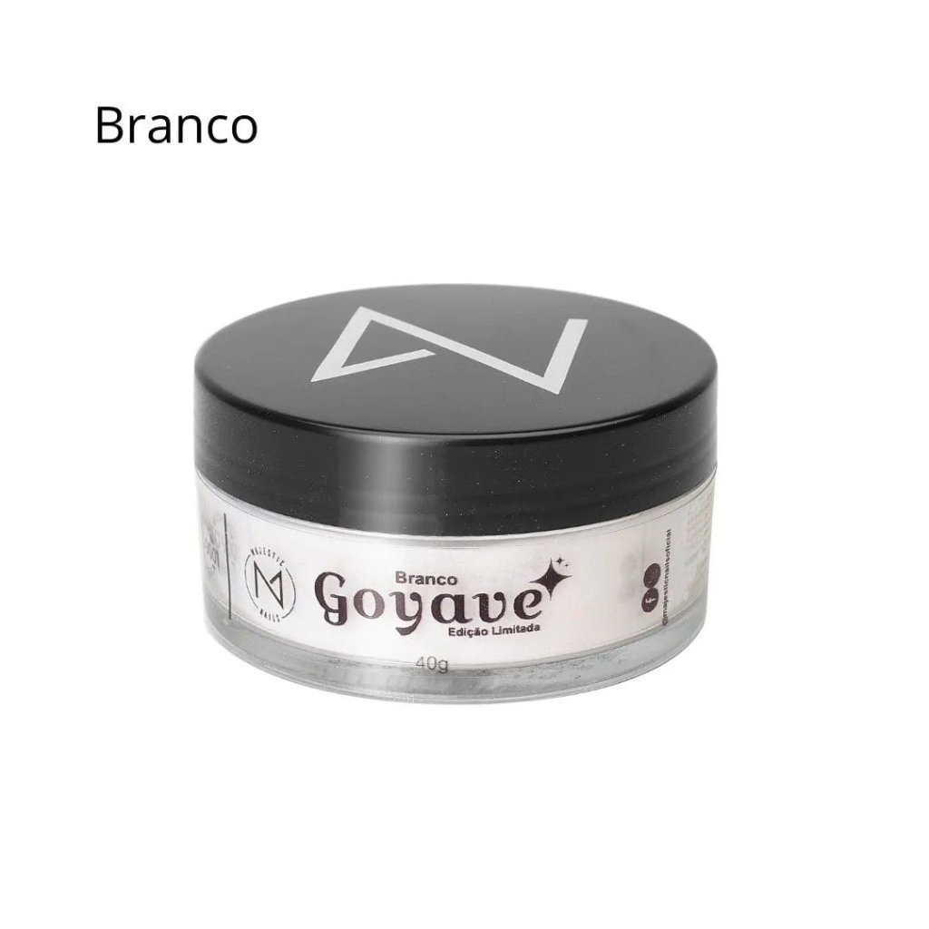 Pó Acrílico Goyave | Branco Goyave | 40g Majestic Nails