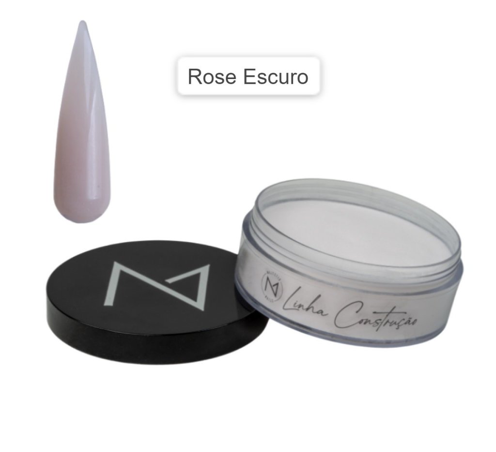  Pó Acrílico Construção Rose Escuro Majestic 15G
