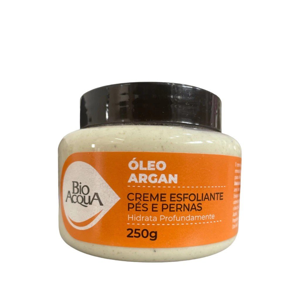 Creme Esfoliante Com Óleo De Argan 250gr Bio Acqua