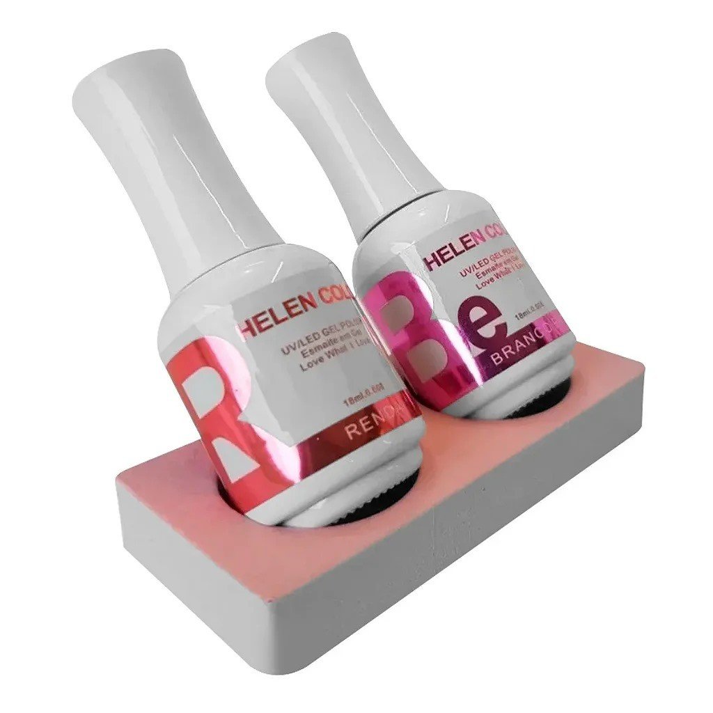 Kit Francesinha Helen Color Esmalte em Gel Led/Uv 15ml -