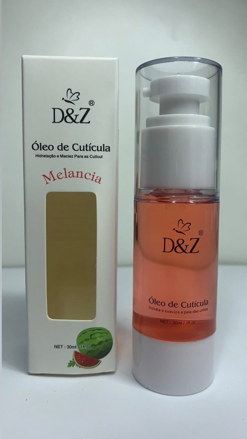 Óleo Hidratante de Cutículas Pump - Melancia 30ml - D&Z