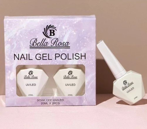 Kit Francesinha Esmaltes em Gel Bella Rosa 20Ml