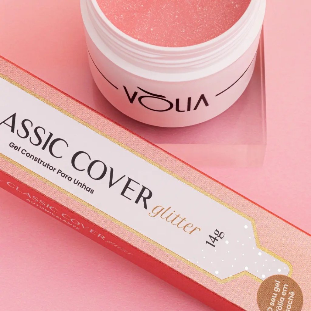 Gel Classic Cover Glitter – Sachê 14g