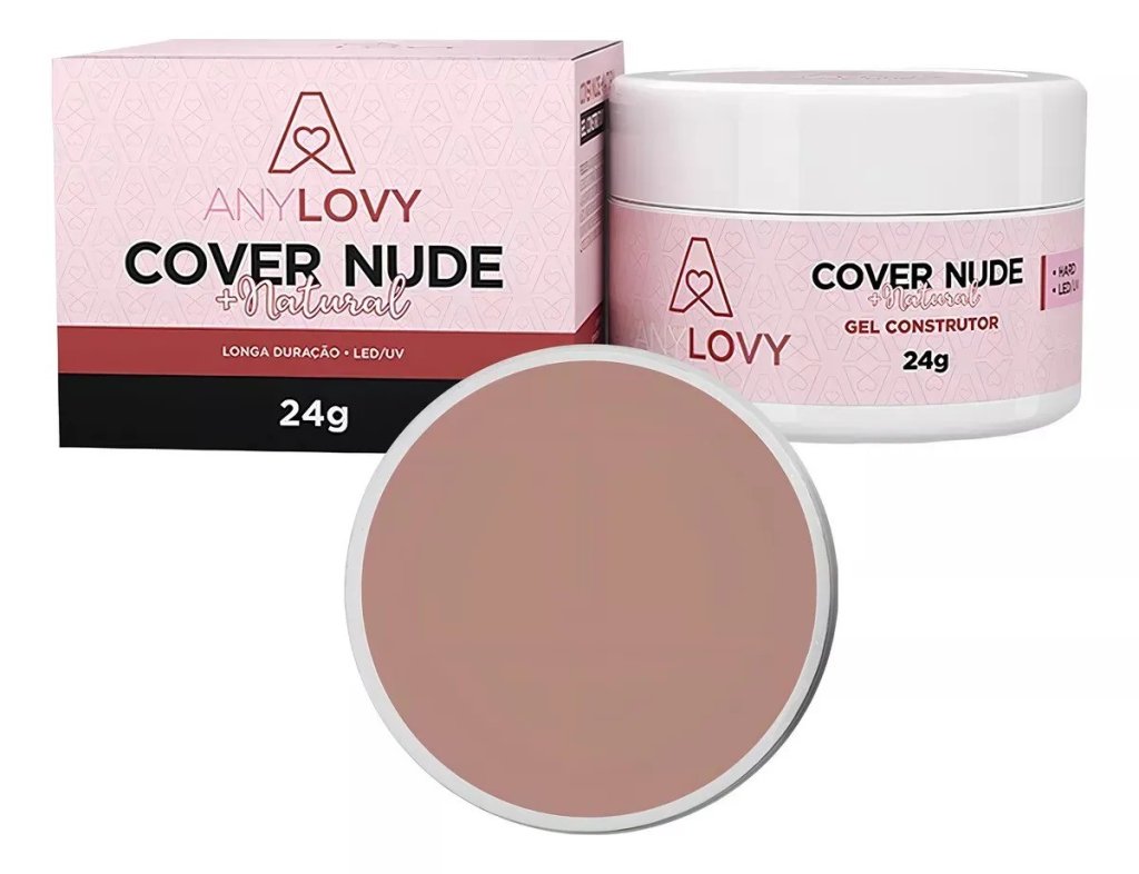 Gel cover nude + natural Anylovy 24g 