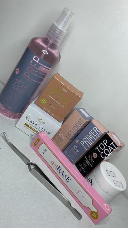 Kit alongamento fibra de vidro Volia 