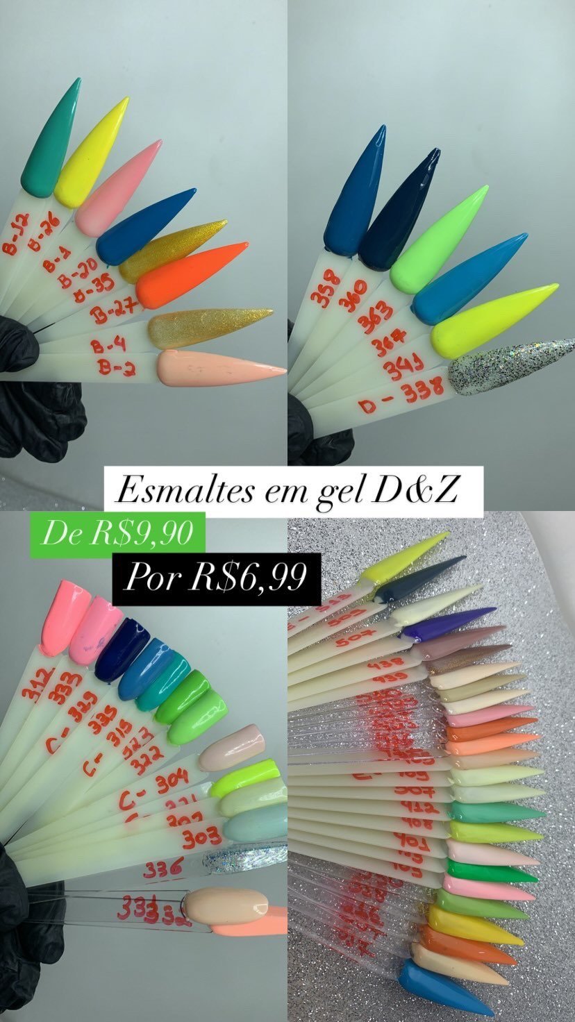 ESMALTES EM GEL D&Z 