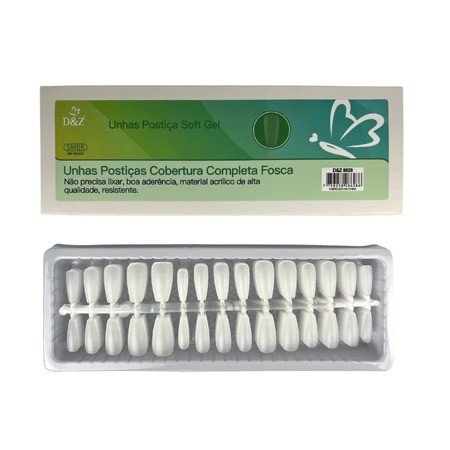 UNHAS POSTIÇA SOFT GEL CX 300UN D&Z