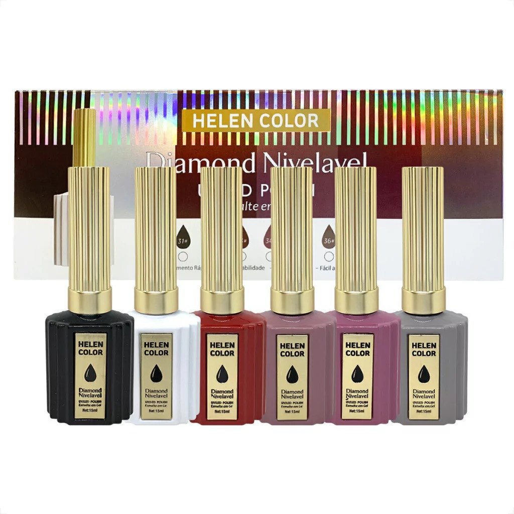 KIT ESMALTES EM GEL HELEN COLOR 