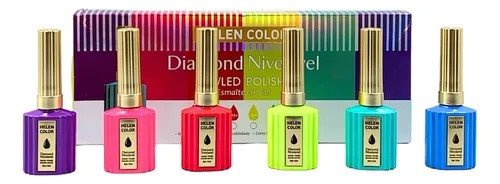 KIT ESMALTES EM GEL HELEN COLOR 