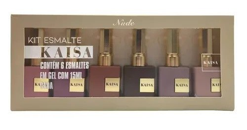 KIT ESMALTES EM GEL KAISA