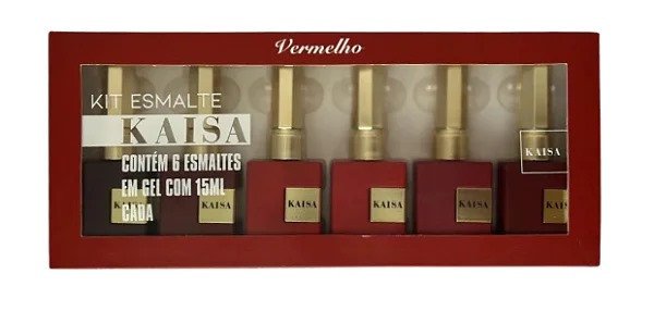 KIT ESMALTES EM GEL KAISA 