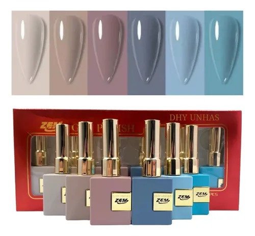KIT ESMALTES EM GEL KAISA 