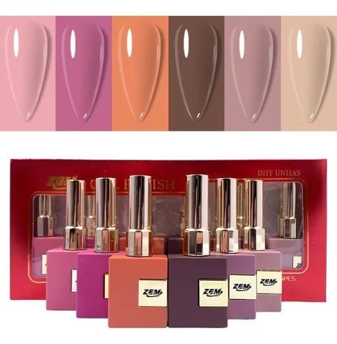 KIT ESMALTES EM GEL ZEM 