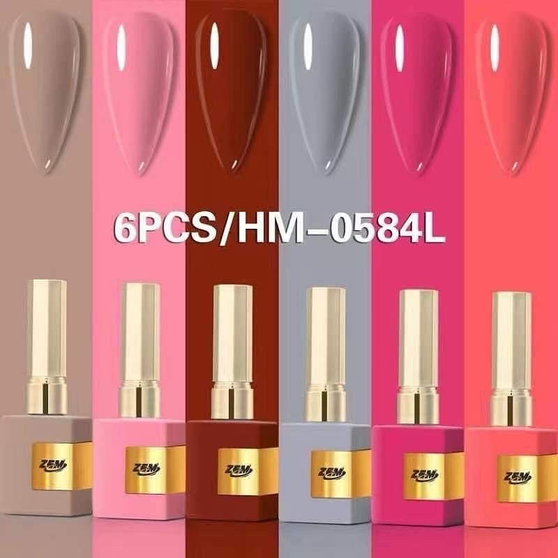 KIT ESMALTES EM GEL ZEM 