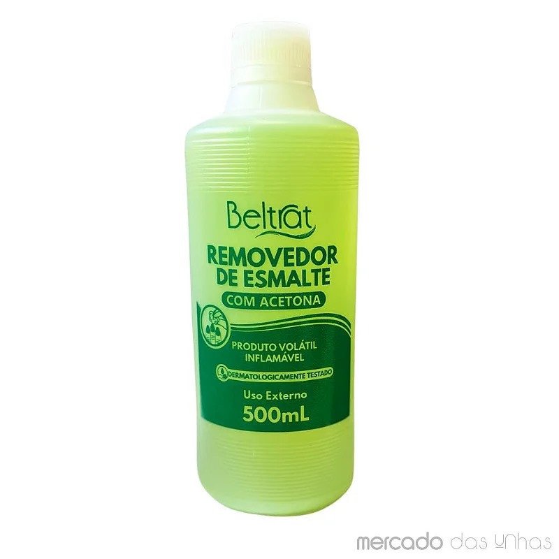 Removedor de esmalte com acetona Beltrat 500ml