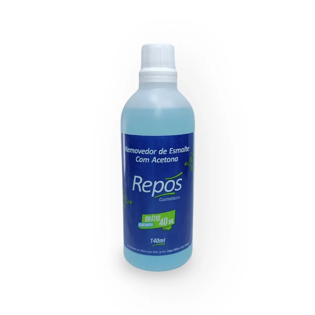 Removedor Esmalte Unha Base Acetona Repós 100ml