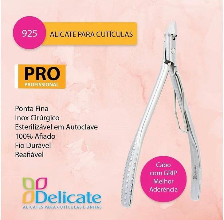 Alicate de cutículas 925 Delicate 