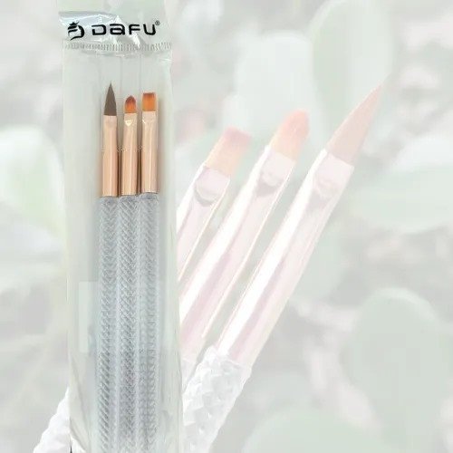 Kit pincel gel/acrílico Dafu  