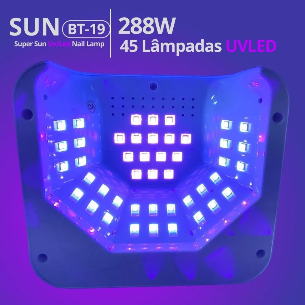 Cabine SUN BT-19 Led UV 288w 45 LEDs