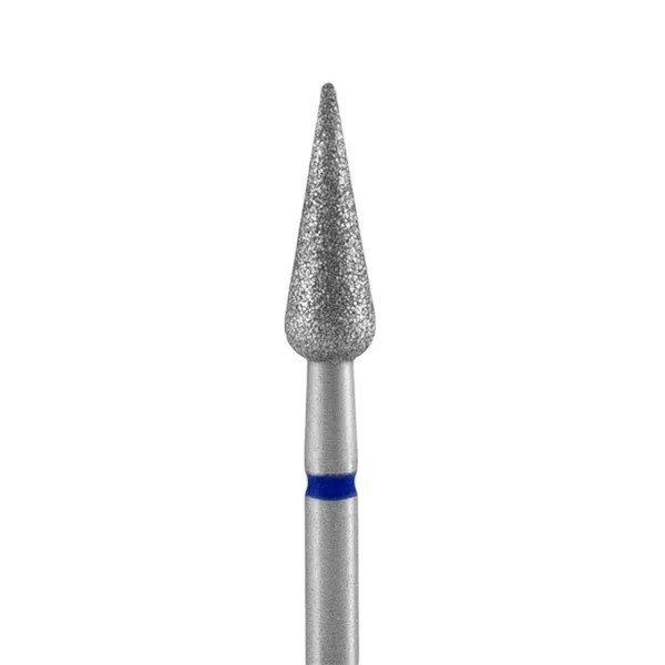 Broca Diamantada Tipo Pêra Pontiaguda - Staleks - Ø 4mm - Azul - FA100B040-12