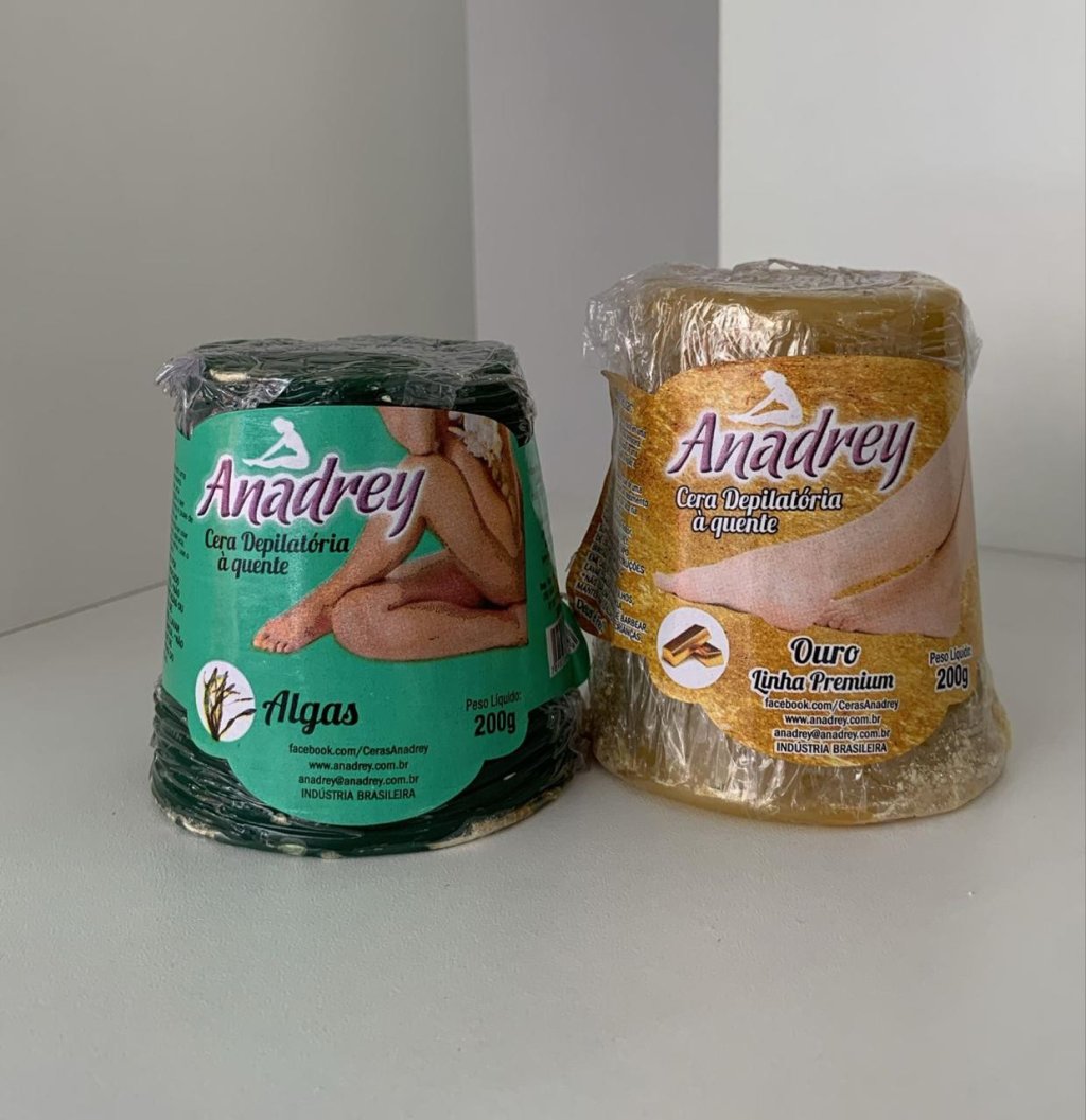 Cera depilatória a quente Anadrey (algas ou Ouro) 