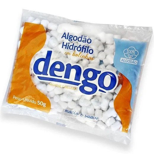 Algodão em bolas 50g Dengo 