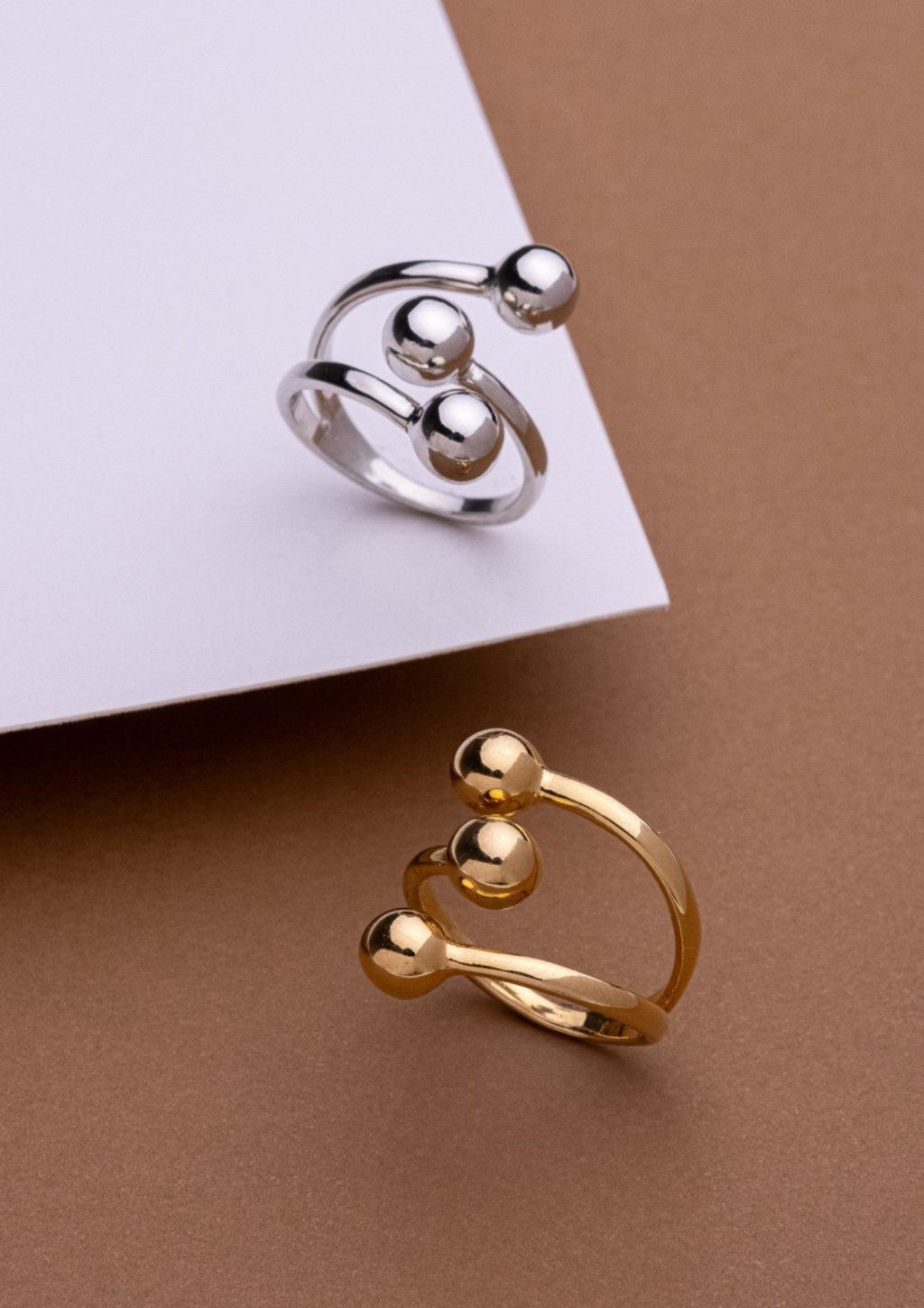 AN00055 - Anel 3 Bolinhas 