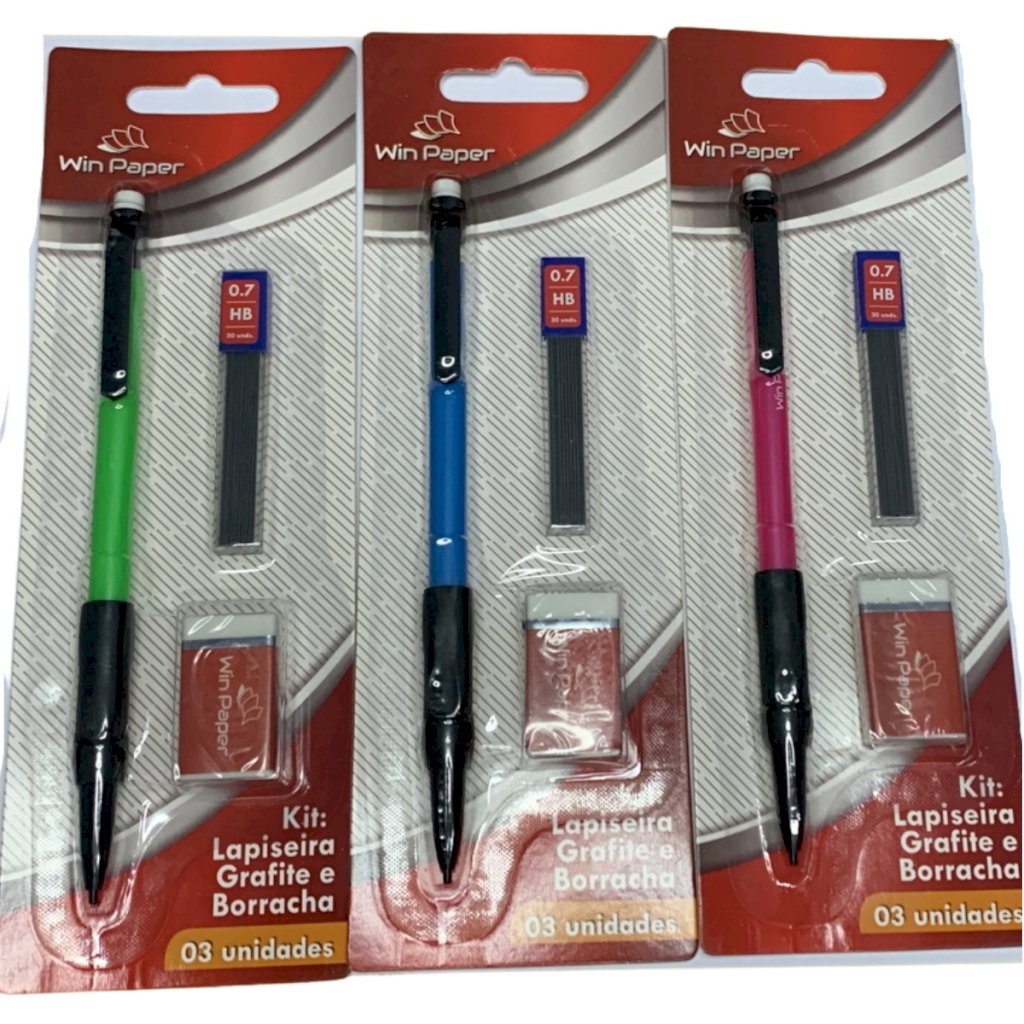 Lapiseira com Borracha e Grafite 0,7 mm - WPN20011