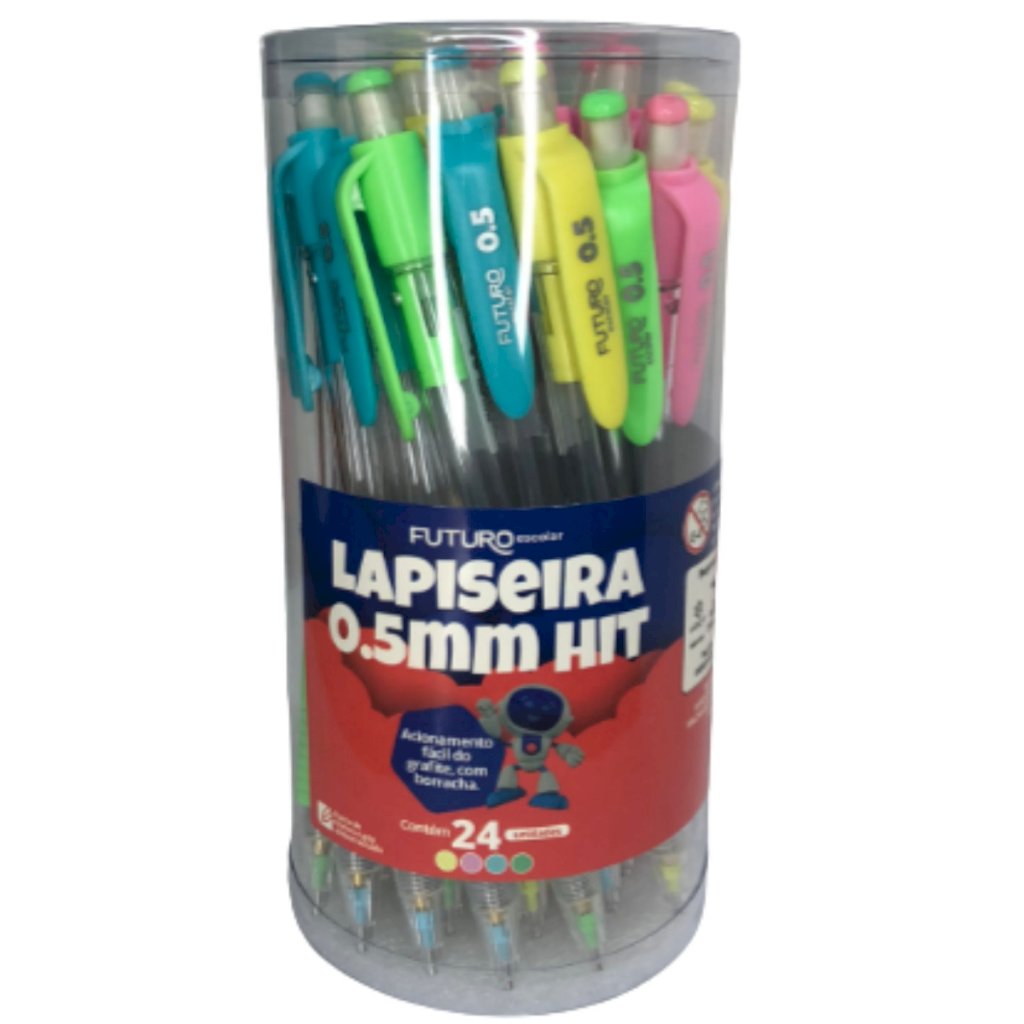 Lapiseira Hit Colors 0,5mm Caixa 24 Unidades - 102208